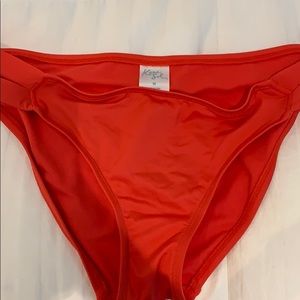 Red bikini bottoms